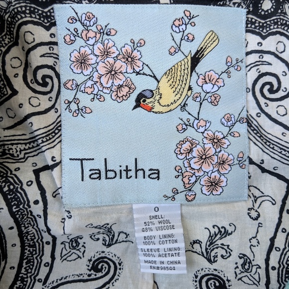 Anthropologie Tabitha Robins Egg Blue Wool Jacket - Picture 8 of 8